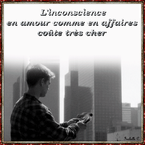 Inconscience Proverbe