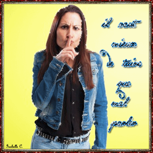 parole silence se taire